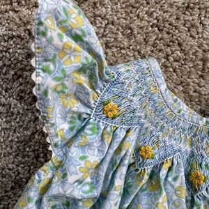 Floral Smocked Baby Dress 18 Mo